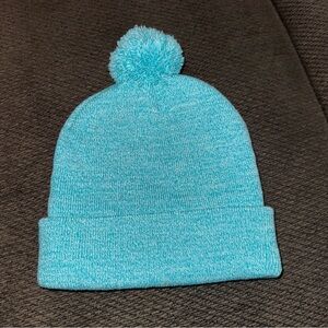 Cozy Blue Beanie with Pom